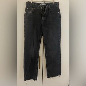 Zara Women’s Charcoal Straight Jeans